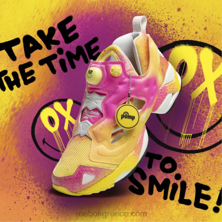 κιμωλία/πυρήνα μαύρο smiley instapump fury παπούτσια Reebok ND8H197