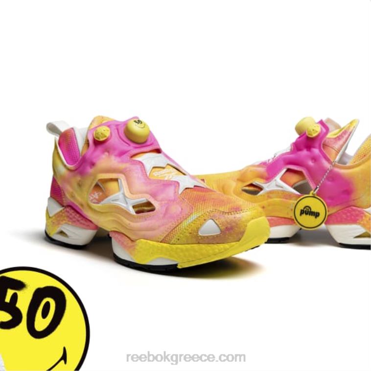 κιμωλία/πυρήνα μαύρο smiley instapump fury παπούτσια Reebok ND8H197