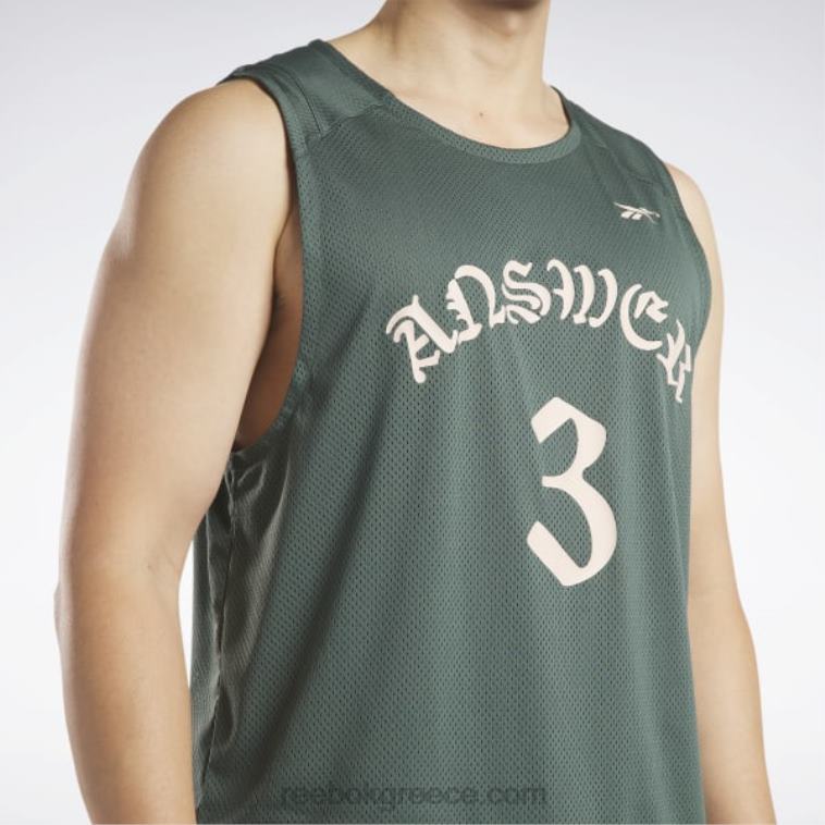 άνδρες πράσινο κιμωλία Μπλουζάκι τζέρσεϊ Reebok ND8H1299