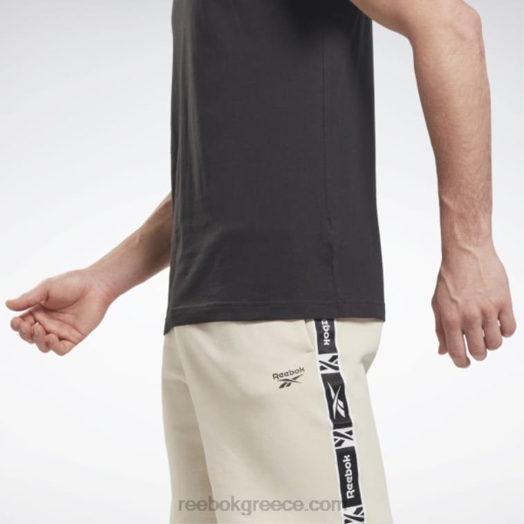 άνδρες μαύρος κλασική μπλούζα ταυτότητας Reebok ND8H1239