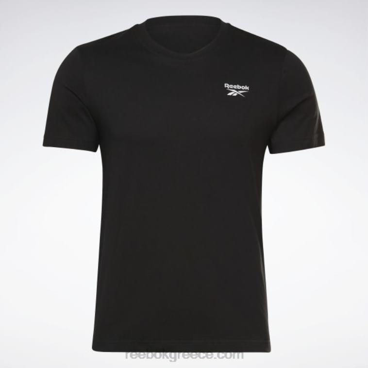 άνδρες μαύρος κλασική μπλούζα ταυτότητας Reebok ND8H1239