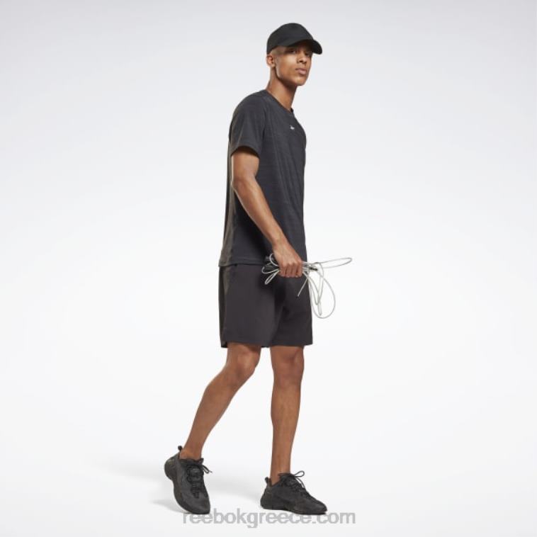άνδρες μαύρος T-shirt les mills bodypump activchill Reebok ND8H1353