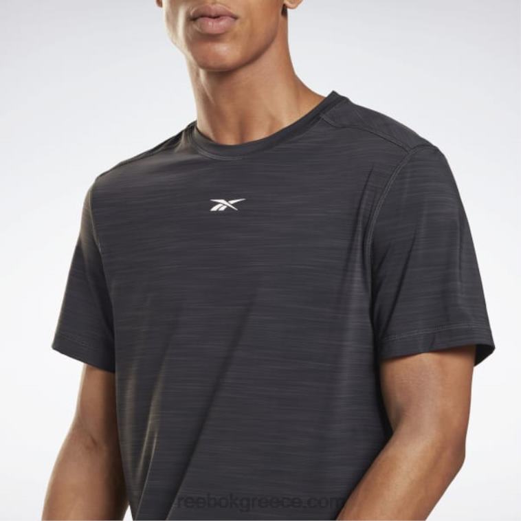 άνδρες μαύρος T-shirt les mills bodypump activchill Reebok ND8H1353