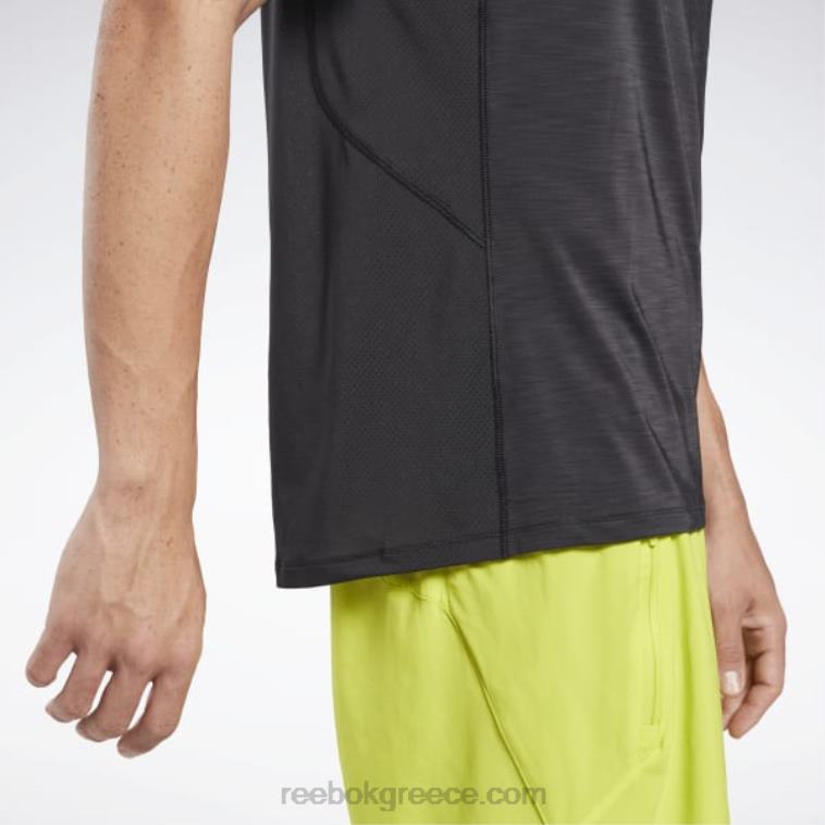 άνδρες μαύρος μπλουζάκι αθλητή activchill Reebok ND8H1194