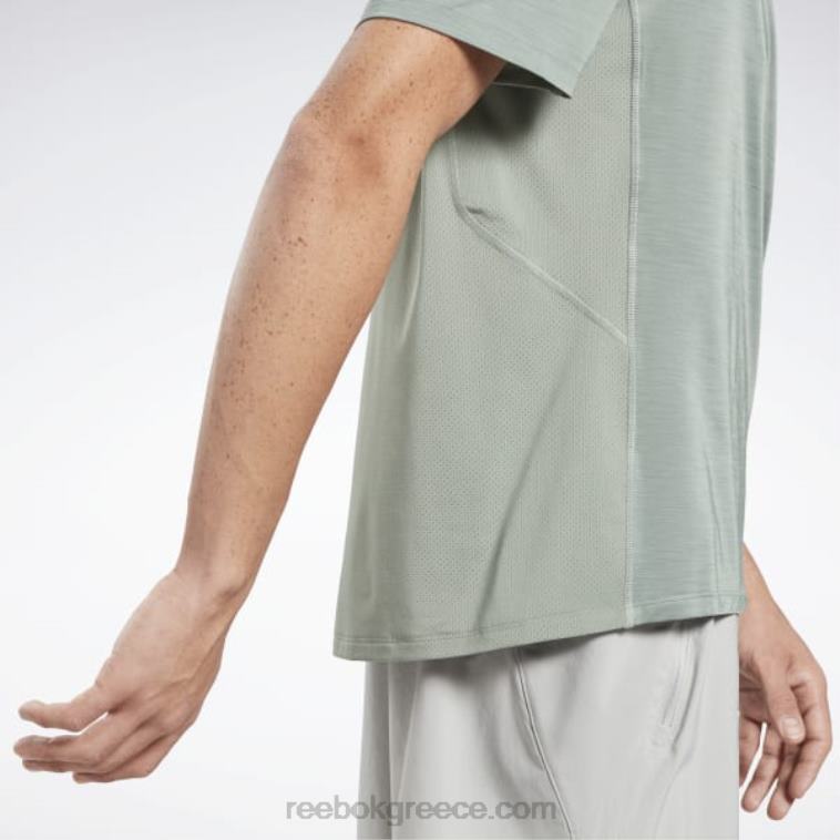 άνδρες αρμονία πράσινο μπλουζάκι αθλητή activchill Reebok ND8H1208