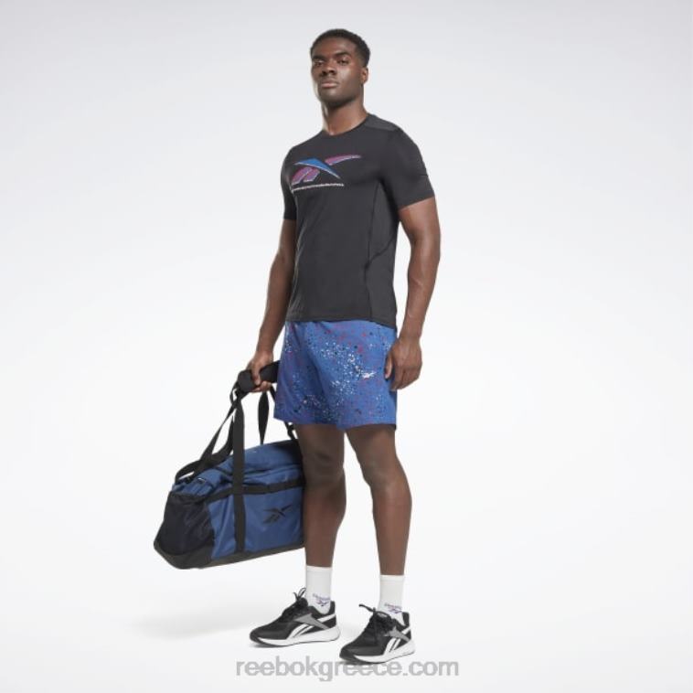 άνδρες μαύρος activchill γραφικό μπλουζάκι αθλητή Reebok ND8H1263