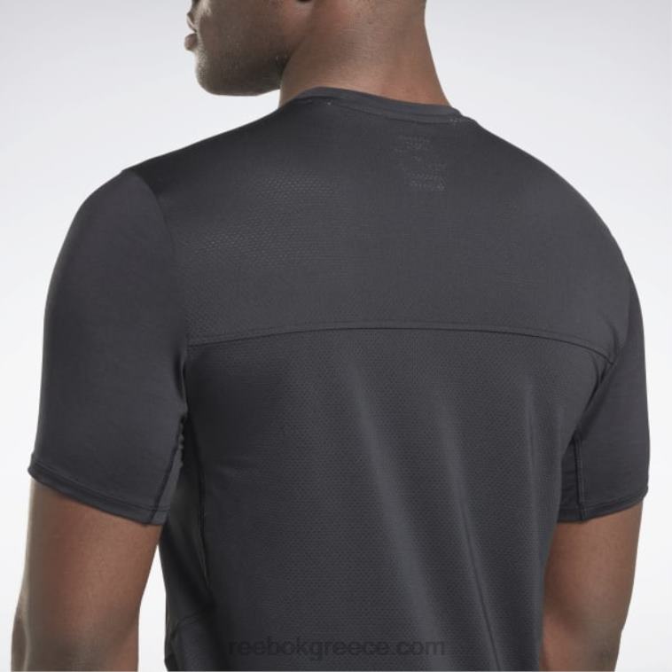 άνδρες μαύρος activchill γραφικό μπλουζάκι αθλητή Reebok ND8H1263