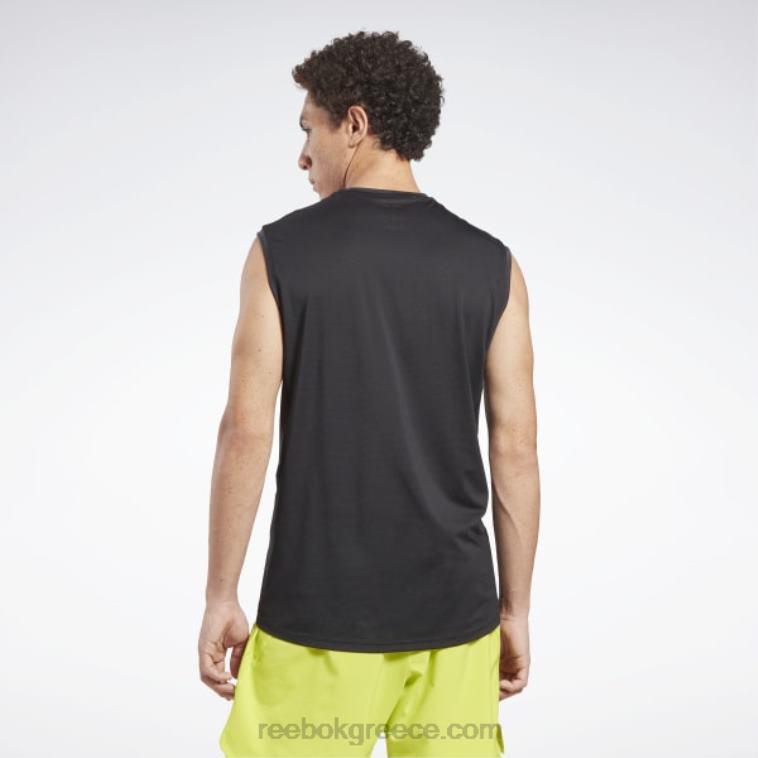 άνδρες μαύρος αμάνικο μπλουζάκι activchill Reebok ND8H1272