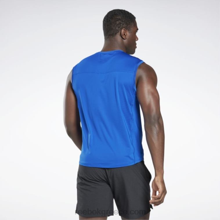 άνδρες διάνυσμα μπλε αμάνικο μπλουζάκι activchill Reebok ND8H1307