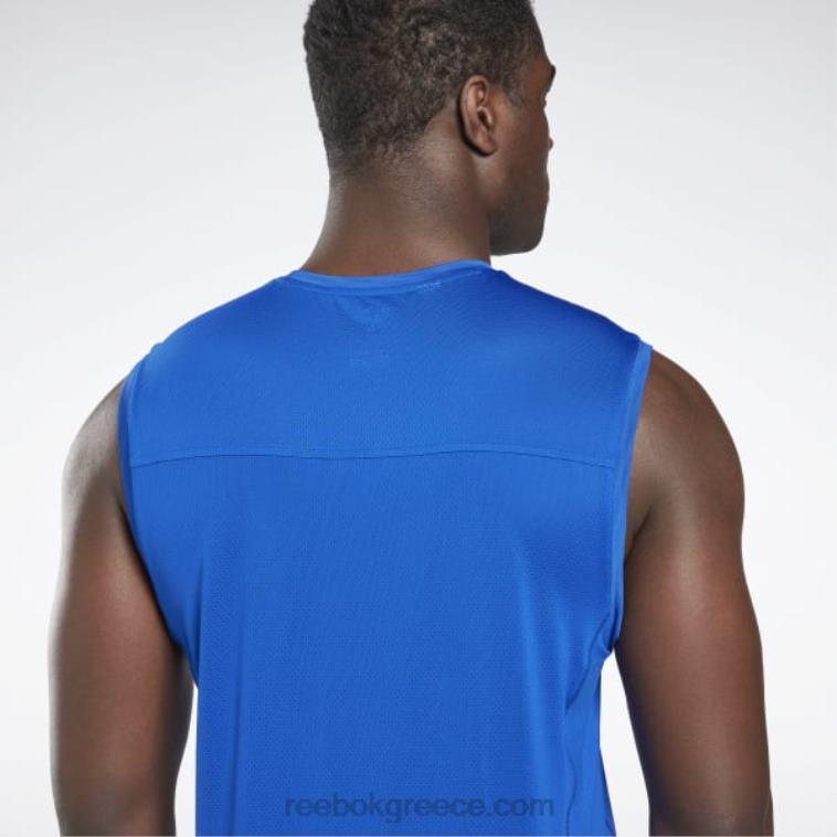άνδρες διάνυσμα μπλε αμάνικο μπλουζάκι activchill Reebok ND8H1307