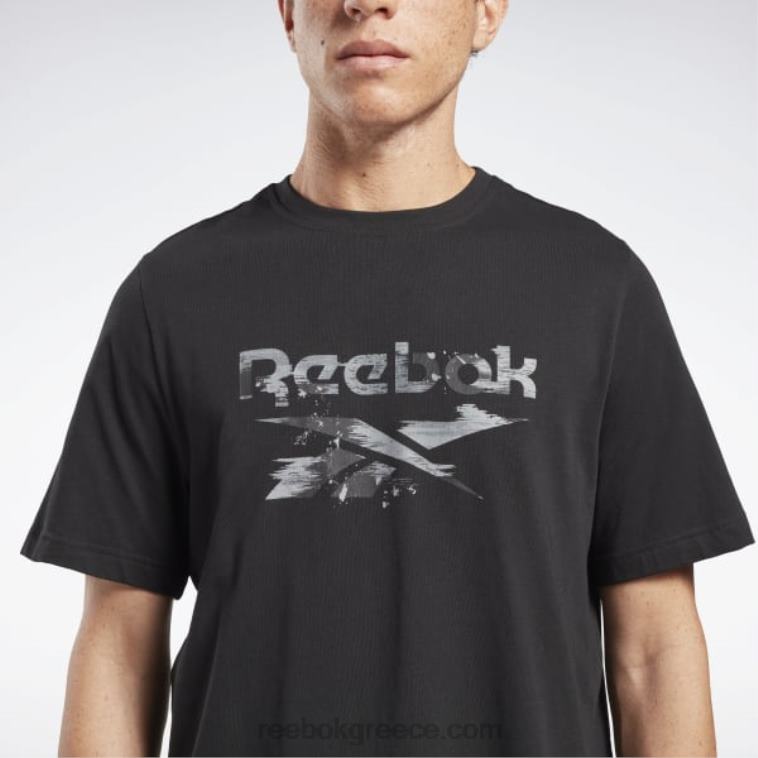 άνδρες μαύρος ταυτότητα μοντέρνα camo t-shirt Reebok ND8H1155
