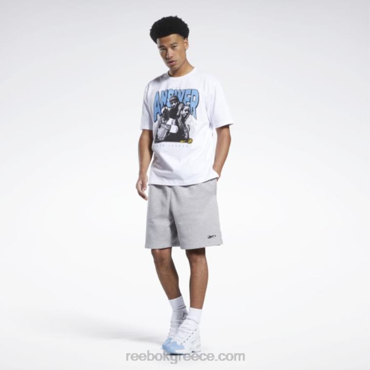 άνδρες άσπρο iverson trio κοντομάνικο μπλουζάκι Reebok ND8H1173