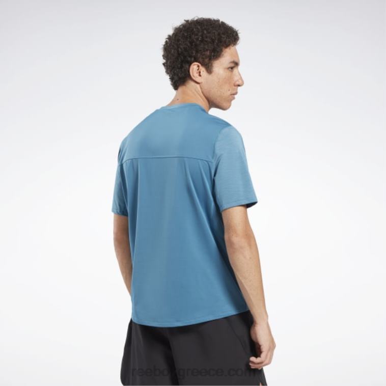 άνδρες ατσάλι μπλε s23-r μπλουζάκι αθλητή activchill Reebok ND8H1260