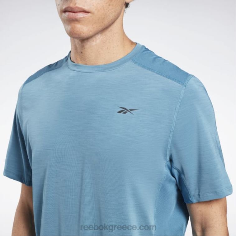 άνδρες ατσάλι μπλε s23-r μπλουζάκι αθλητή activchill Reebok ND8H1260