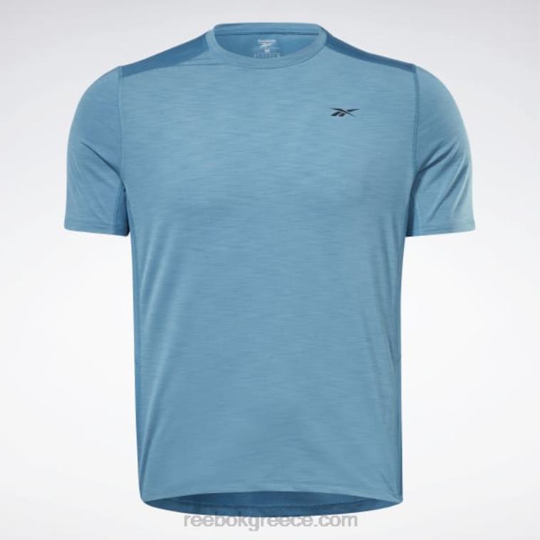 άνδρες ατσάλι μπλε s23-r μπλουζάκι αθλητή activchill Reebok ND8H1260