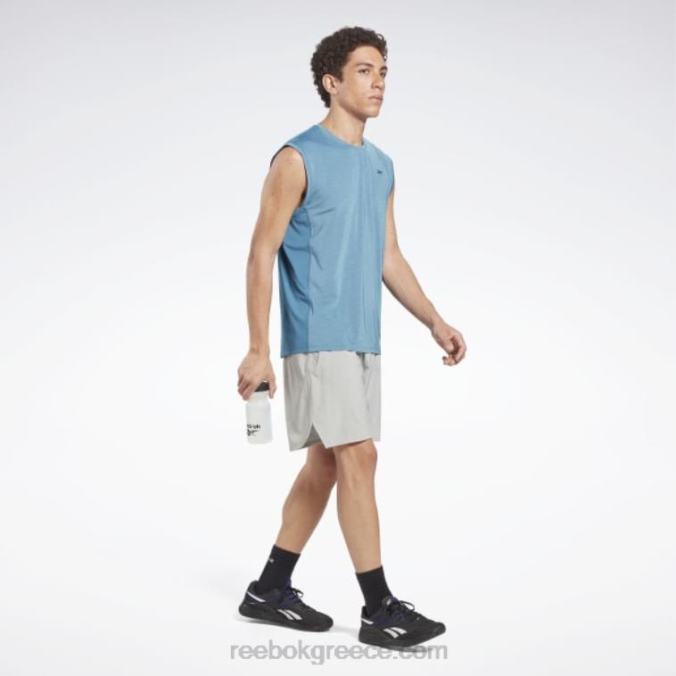 άνδρες ατσάλι μπλε s23-r αμάνικο μπλουζάκι activchill Reebok ND8H1325