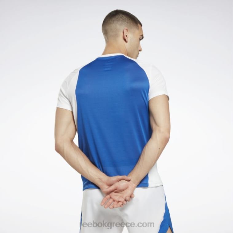 άνδρες άσπρο τρέξιμο speedwick t-shirt Reebok ND8H1247