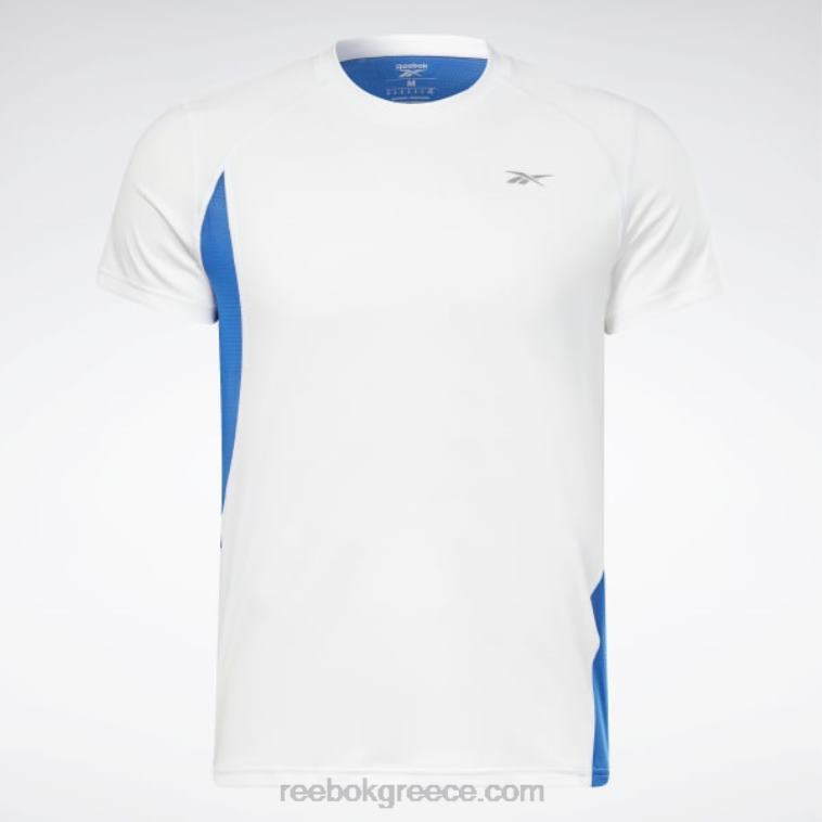 άνδρες άσπρο τρέξιμο speedwick t-shirt Reebok ND8H1247