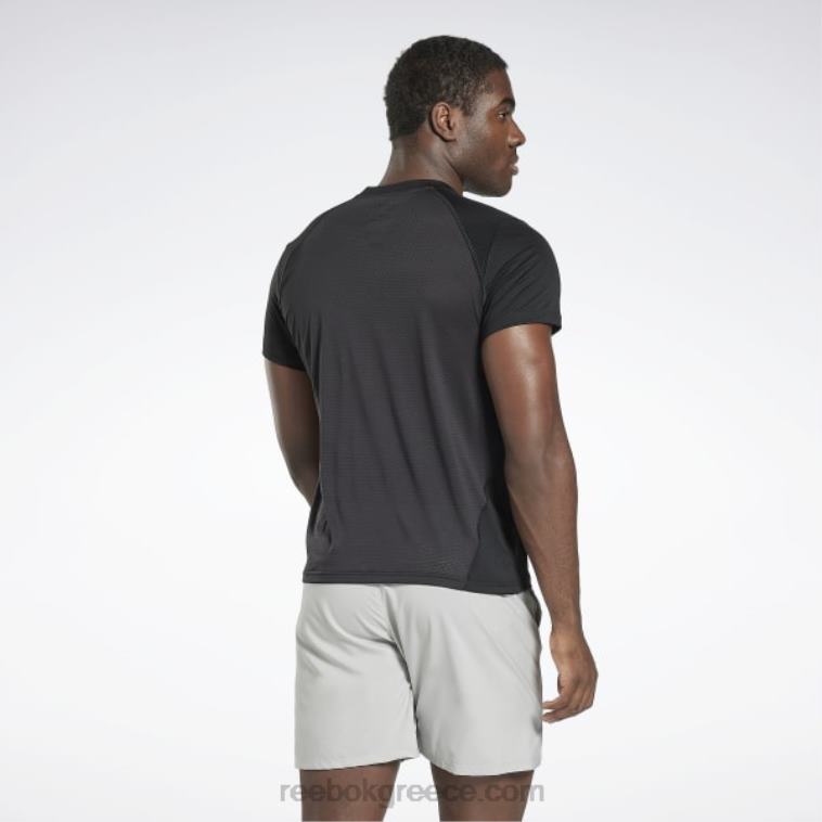 άνδρες μαύρος τρέξιμο speedwick t-shirt Reebok ND8H1279