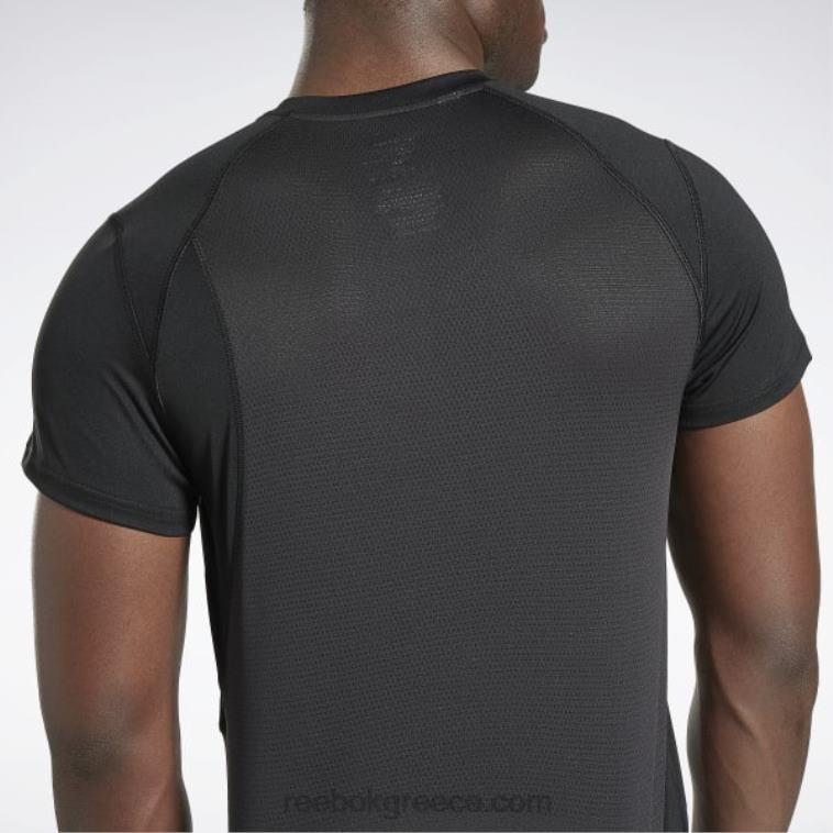 άνδρες μαύρος τρέξιμο speedwick t-shirt Reebok ND8H1279