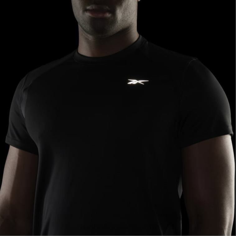 άνδρες μαύρος τρέξιμο speedwick t-shirt Reebok ND8H1279