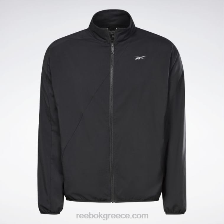 άνδρες μαύρος τρέξιμο υφαντό σακάκι αέρα Reebok ND8H1182