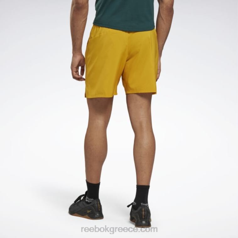 άνδρες φωτεινή ώχρα σορτς ταχύτητας 2.0 Reebok ND8H1227