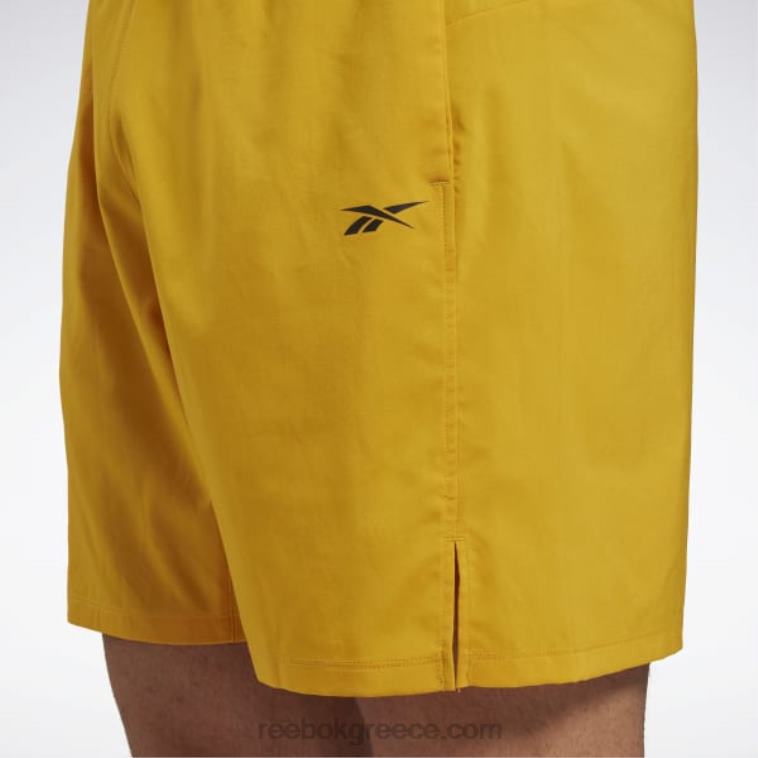 άνδρες φωτεινή ώχρα σορτς ταχύτητας 2.0 Reebok ND8H1227