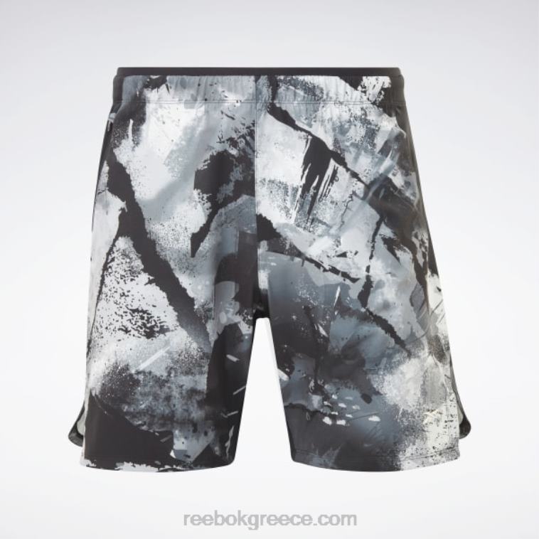 άνδρες μαύρο άσπρο σορτς αντοχής 3.0 Reebok ND8H1317
