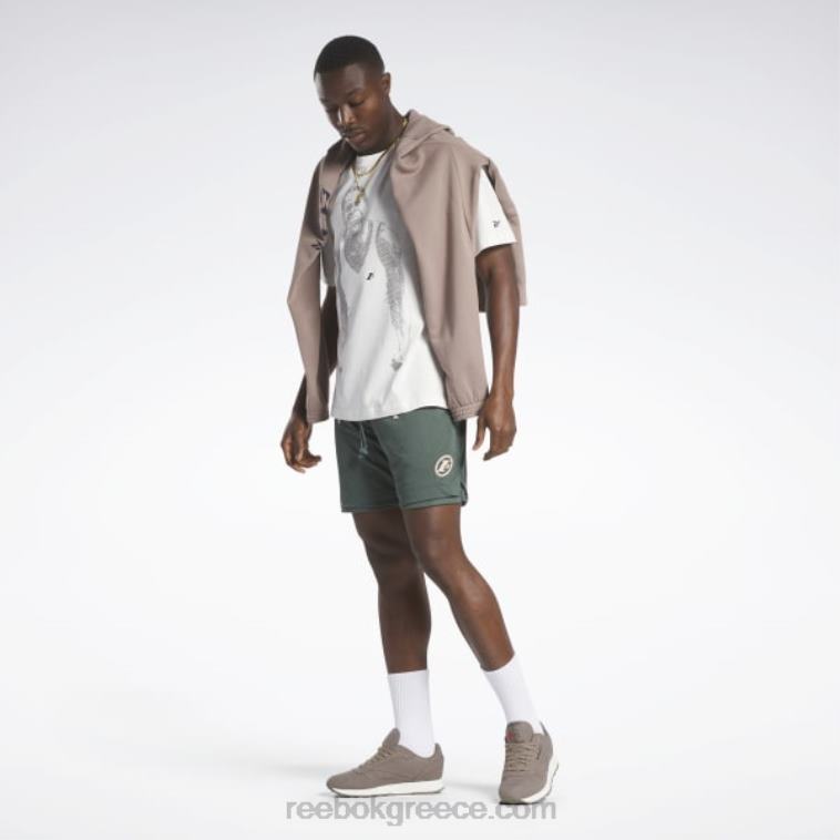 άνδρες πράσινο κιμωλία Σορτς από δίχτυ Reebok ND8H1196