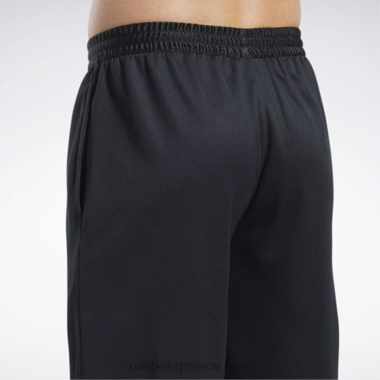 άνδρες μαύρος διχτυωτό σορτς μπάσκετ Reebok ND8H1245