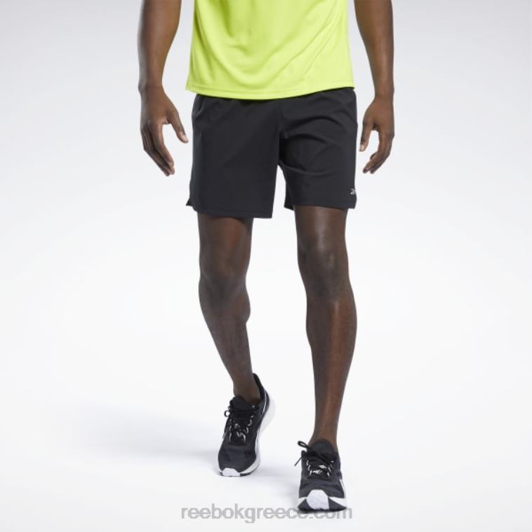 άνδρες μαύρος τρέξιμο υφαντό σορτς Reebok ND8H1246