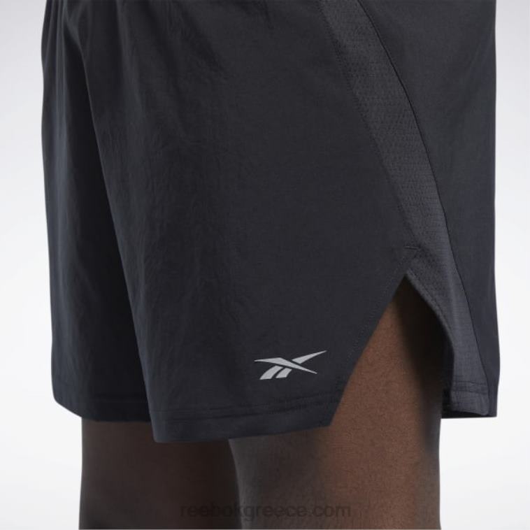 άνδρες μαύρος τρέξιμο υφαντό σορτς Reebok ND8H1246