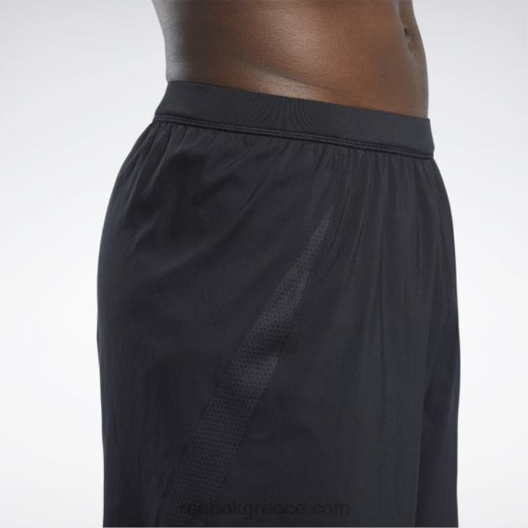 άνδρες μαύρος τρέξιμο υφαντό σορτς Reebok ND8H1246