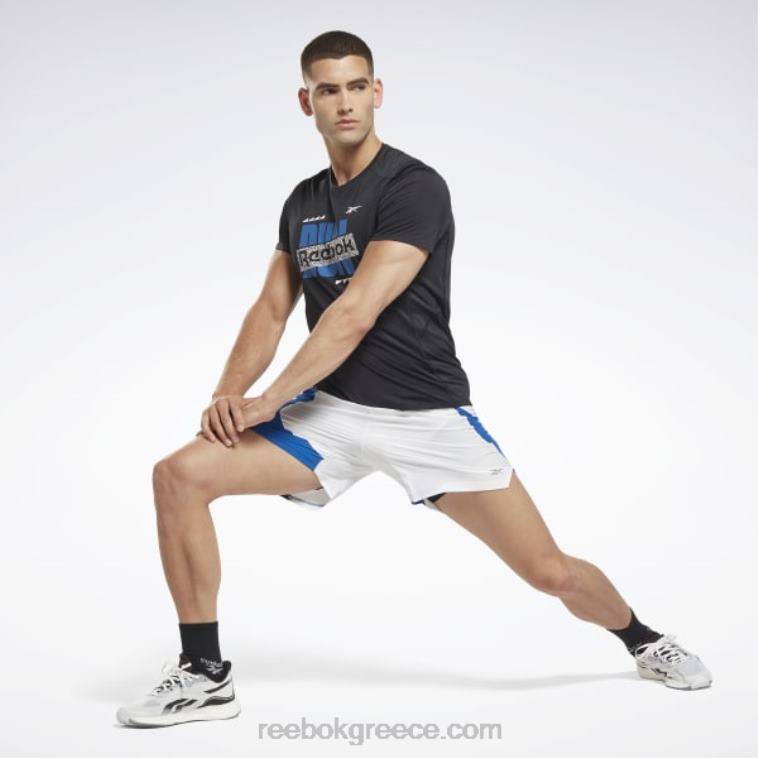 άνδρες άσπρο σορτς τρεξίματος Reebok ND8H1290