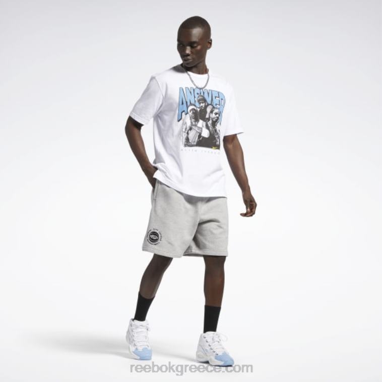 άνδρες μέτρια γκρίζα ρείκι φλις σορτς basketball city league Reebok ND8H1315