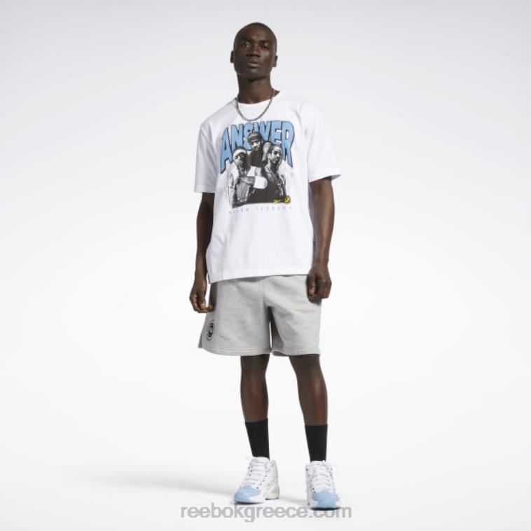 άνδρες μέτρια γκρίζα ρείκι φλις σορτς basketball city league Reebok ND8H1315