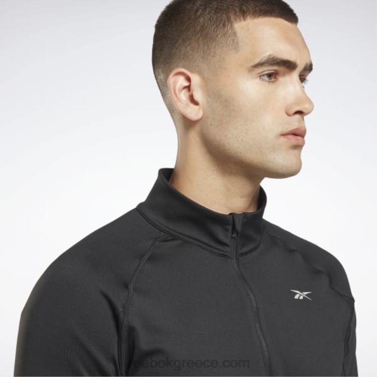 άνδρες μαύρος που τρέχει με φερμουάρ Reebok ND8H1300