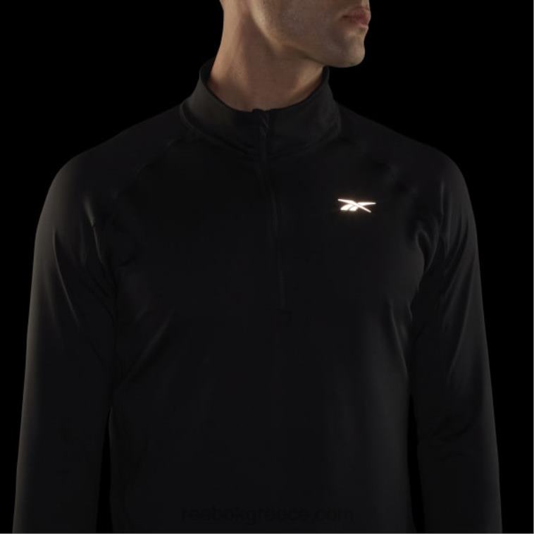 άνδρες μαύρος που τρέχει με φερμουάρ Reebok ND8H1300