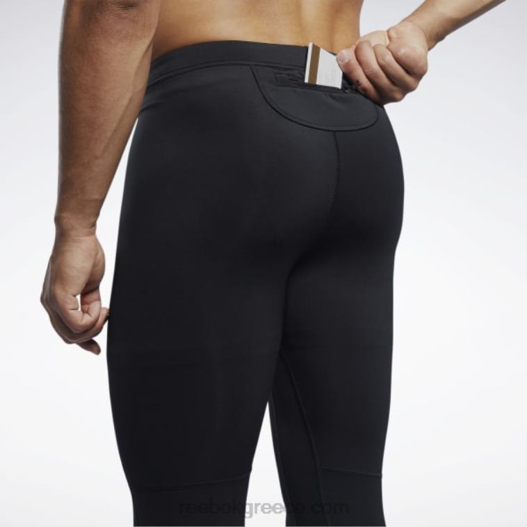 άνδρες μαύρος τρέξιμο κολάν speedwick Reebok ND8H1223