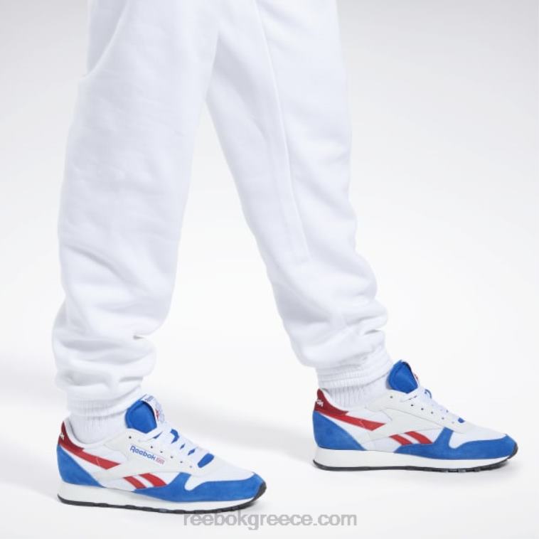 άνδρες άσπρο μπάσκετ dna διάνυσμα fleece joggers Reebok ND8H1134