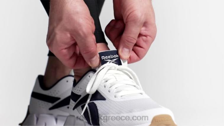 άνδρες ftwr white/vector navy/reebok rubber gum-04 zig dynamica 2 ανδρικά παπούτσια Reebok ND8H1038