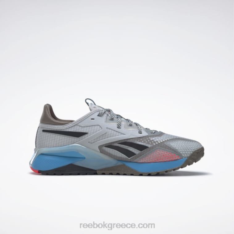άνδρες καθαρό γκρι 2/trek grey/radiant aqua ανδρικά παπούτσια προπόνησης adventure nano x2 tr Reebok ND8H1107