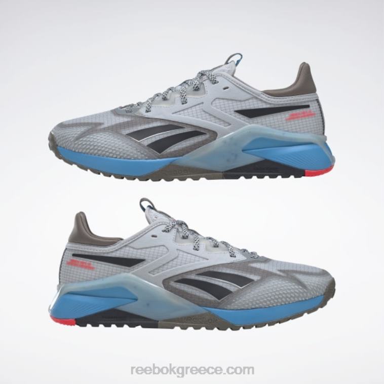 άνδρες καθαρό γκρι 2/trek grey/radiant aqua ανδρικά παπούτσια προπόνησης adventure nano x2 tr Reebok ND8H1107