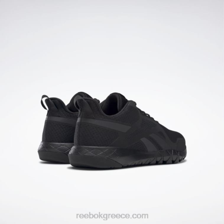 άνδρες μαύρο/καθαρό γκρι 8 flexagon force 3 φαρδιά 4e ανδρικά παπούτσια προπόνησης Reebok ND8H1037