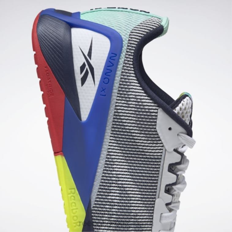 άνδρες ftwr λευκό/διανυσματικό navy/court blue ανδρικά παπούτσια προπόνησης nano x1 grit Reebok ND8H1087