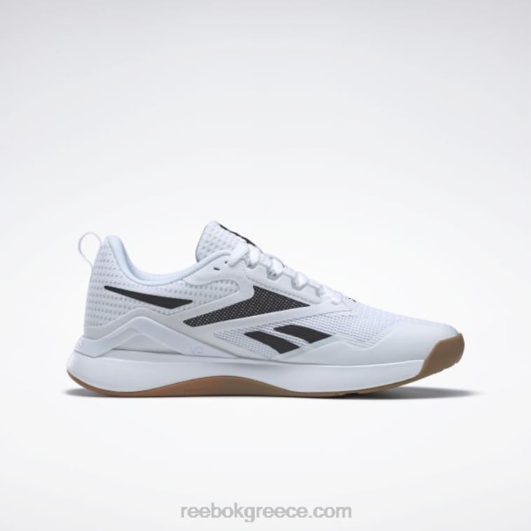 άνδρες ftwr λευκό/μαύρο πυρήνα/λάστιχο reebok-03 ανδρικά παπούτσια προπόνησης nanoflex tr 2.0 Reebok ND8H1103