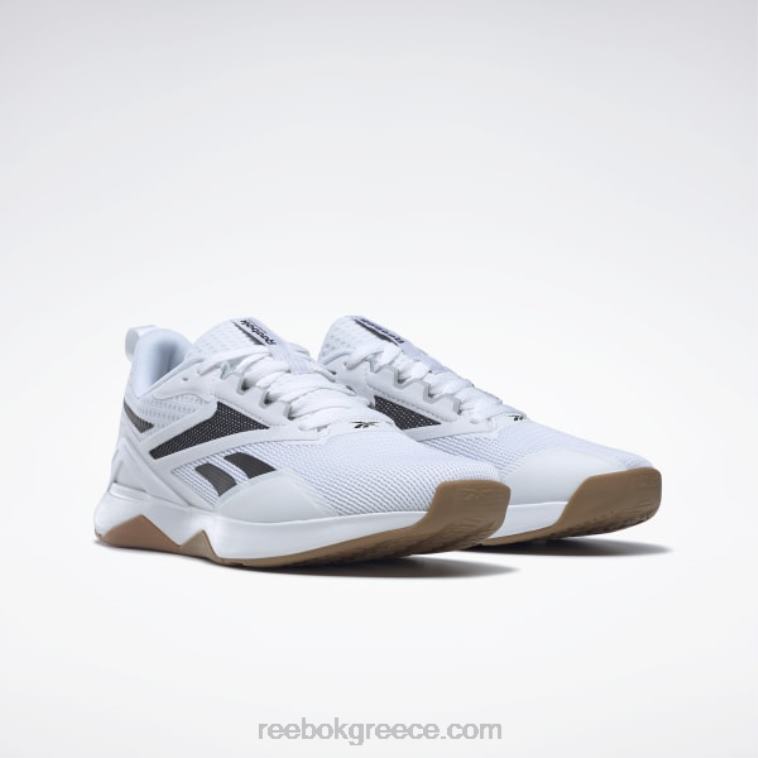άνδρες ftwr λευκό/μαύρο πυρήνα/λάστιχο reebok-03 ανδρικά παπούτσια προπόνησης nanoflex tr 2.0 Reebok ND8H1103