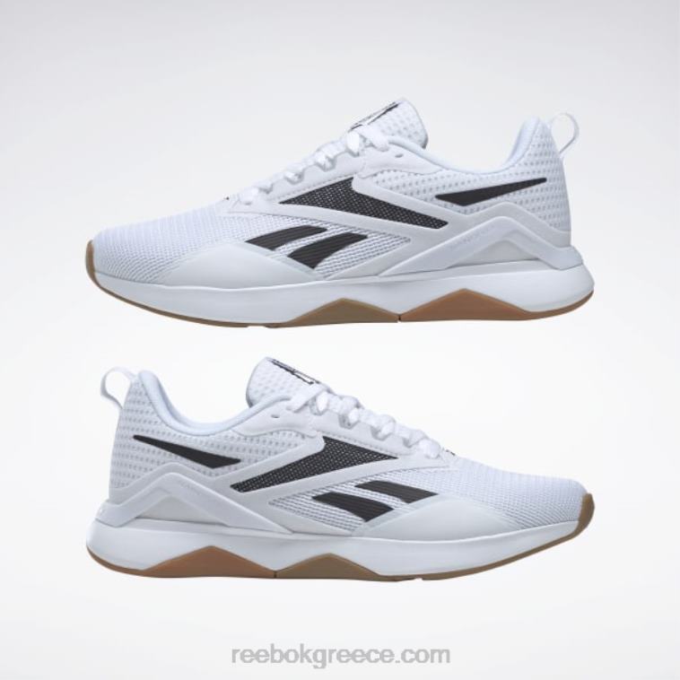 άνδρες ftwr λευκό/μαύρο πυρήνα/λάστιχο reebok-03 ανδρικά παπούτσια προπόνησης nanoflex tr 2.0 Reebok ND8H1103