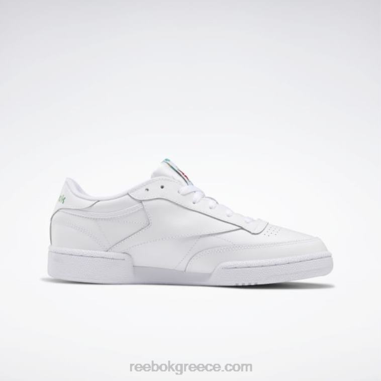 άνδρες λευκό/πράσινο club c 85 ανδρικά παπούτσια Reebok ND8H1031
